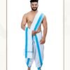Sheetal Hathkargha Pure Cotton Dhoti Dupatta Set For Men