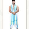 Sheetal Hathkargha Pure Cotton Dhoti Dupatta Set For Men